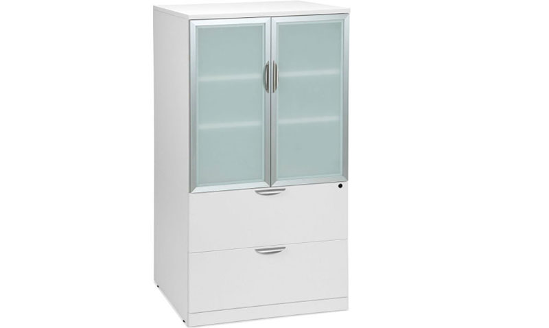 #HOM-82 Glass Hutch and Lateral