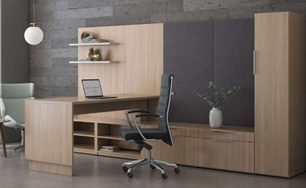 P-63 Custome Design Prive Office with Wall Panels 
