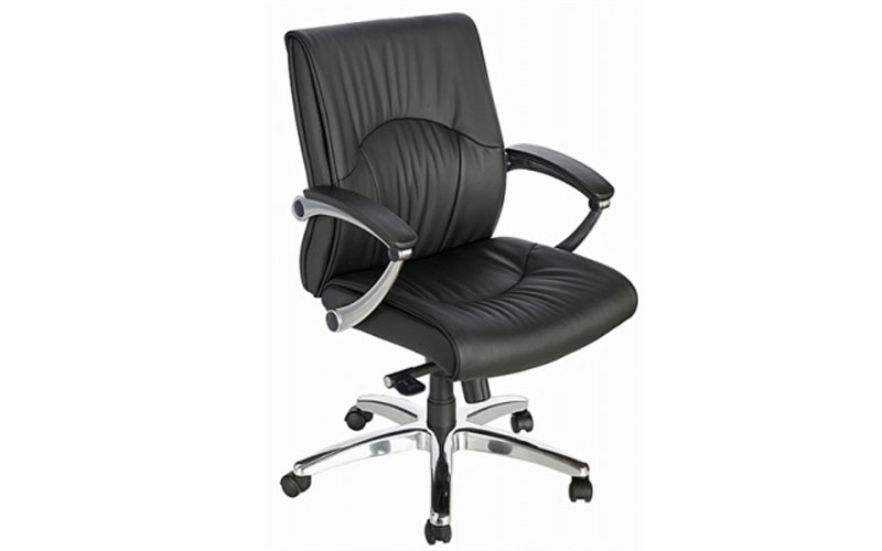Eco-Leather Medium Back Monroe Chair