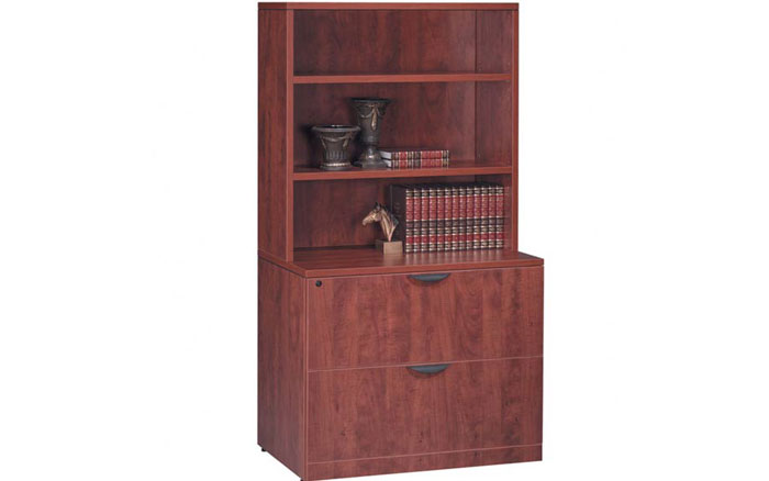 Rival Classic Two Drawer Lateral File and Hutch