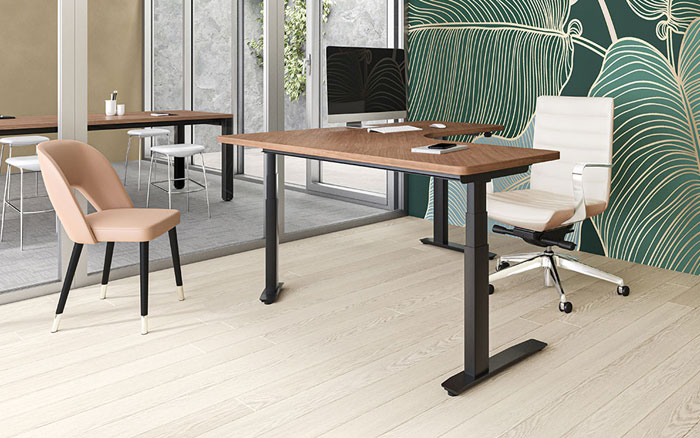 Commercial Corner Adjustable Standing Desk