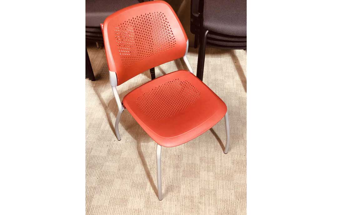 Caf?-Stack Chair -Red