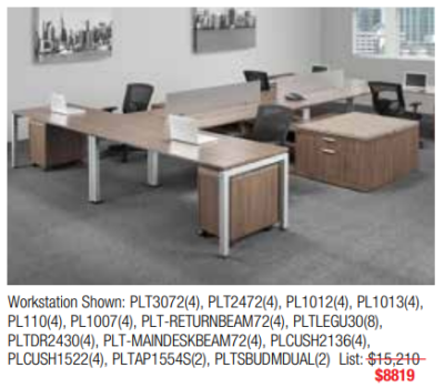 Modular office workstations for sale