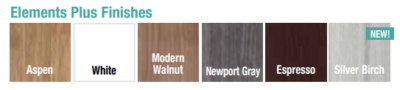 Office furniture color finishes samples