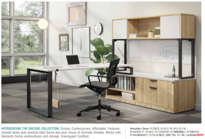 Modern executive office furniture set