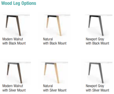 Modern versatile office table legs