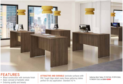 Modern laminate office work tables