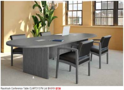 Modern grey conference table chairs