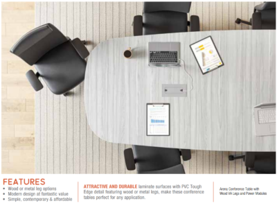 Modern office conference table set