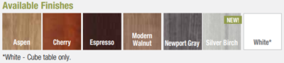 Office furniture wood finish options