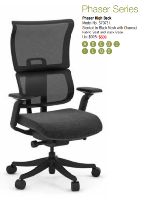 Ergonomic high-back office chair