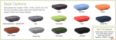 Seat color options office furniture