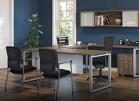 Modern office furniture arrangement chairs