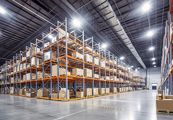 Warehouse shelving and storage units