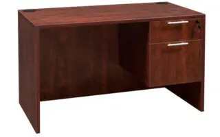 Mahogany office desk with drawers