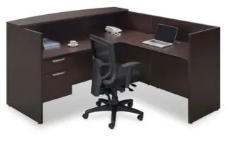 Modern office reception desk set