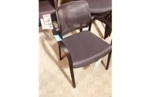 Used black mesh back chair