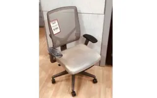 Used mesh-back office chair