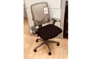 Ergonomic mesh office chair used