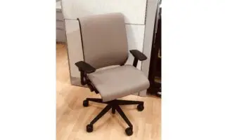 Ergonomic office chair on wheels