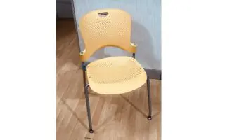 Used yellow office chair