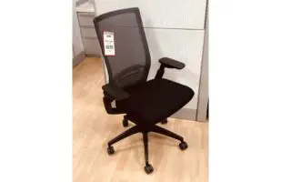 Used black office task chair