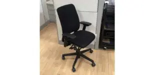 Ergonomic black office chair