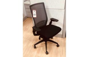 Used black office task chair